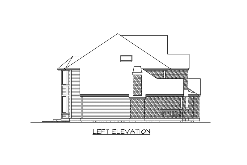 House Plan Design - Exterior - Other Elevation 1 for Craftsman House Plan #132-142 - 4 bed, 2.5 bath