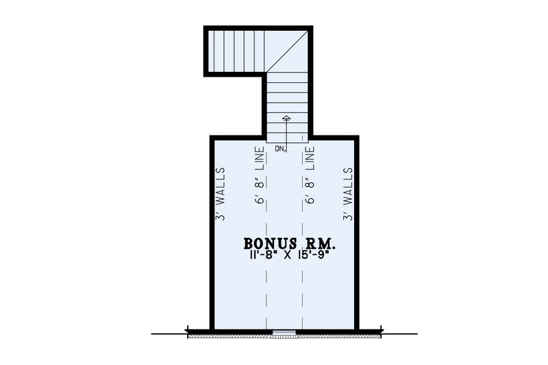 Home Plan - Floor Plan - Upper Floor for Country House Plan #17-3003 - 4 bed, 2 bath