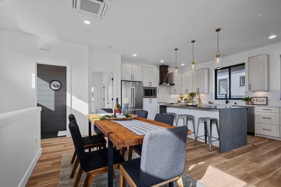 Interior - Dining Room for Contemporary House Plan #1070-228 - 2 bed, 2.5 bath