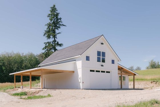 Exterior - Front Elevation for Farmhouse House Plan #1070-201 - 1 bed, 1 bath