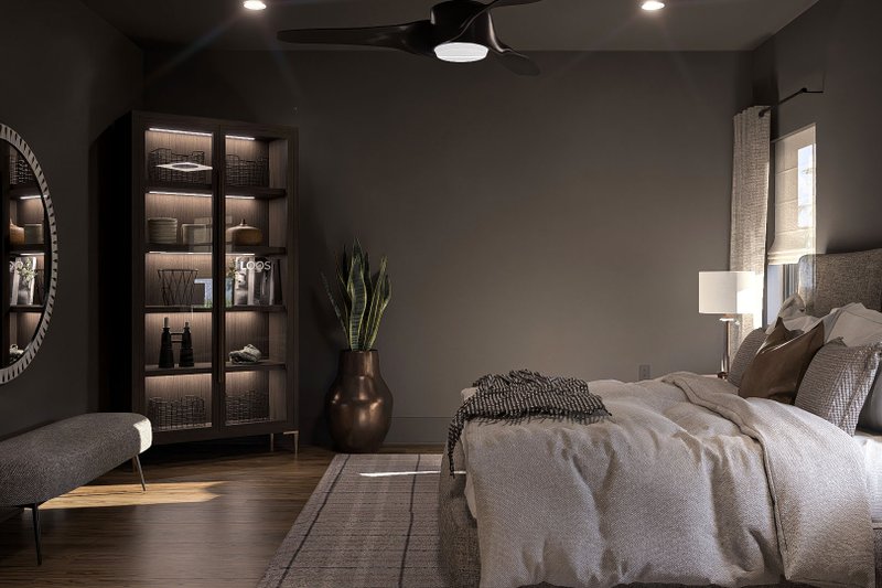 Architectural House Design - Interior - Master Bedroom for Barndominium House Plan #455-380 - 3 bed, 3.5 bath