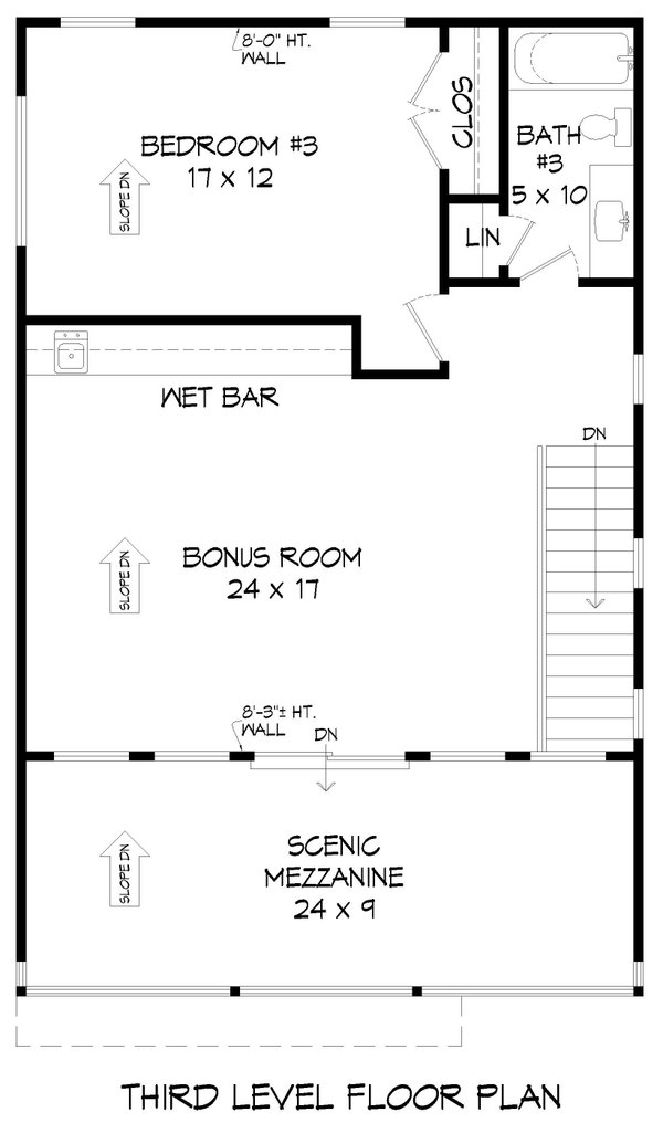 Dream House Plan - Modern Floor Plan - Upper Floor Plan #932-765