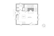 Modern Style House Plan - 1 Beds 1.5 Baths 735 Sq/Ft Plan #914-3 