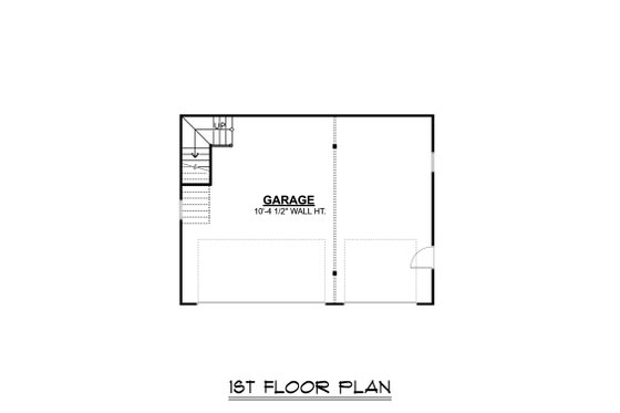Floor Plan - Main Floor for Country House Plan #1064-58, 0 bath