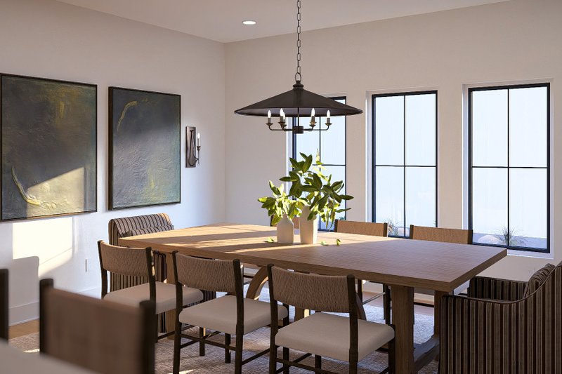 House Blueprint - Interior - Dining Room for Farmhouse House Plan #455-805 - 3 bed, 2.5 bath