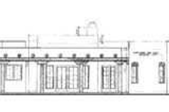 Exterior - Rear Elevation 4 for Adobe / Southwestern House Plan #72-127 - 3 bed, 2.5 bath