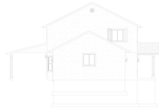 Exterior - Other Elevation for Traditional House Plan #1060-206 - 4 bed, 2.5 bath