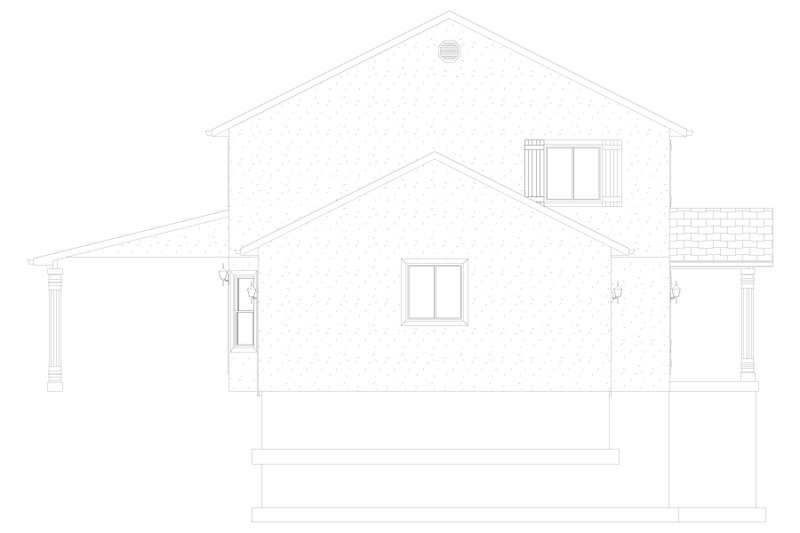 House Plan Design - Exterior - Other Elevation for Traditional House Plan #1060-206 - 4 bed, 2.5 bath