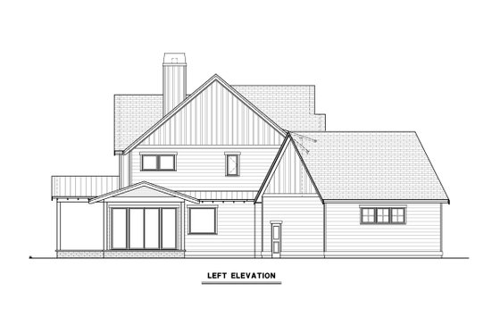 Exterior - Other Elevation 1 for Farmhouse House Plan #1070-191 - 3 bed, 2.5 bath