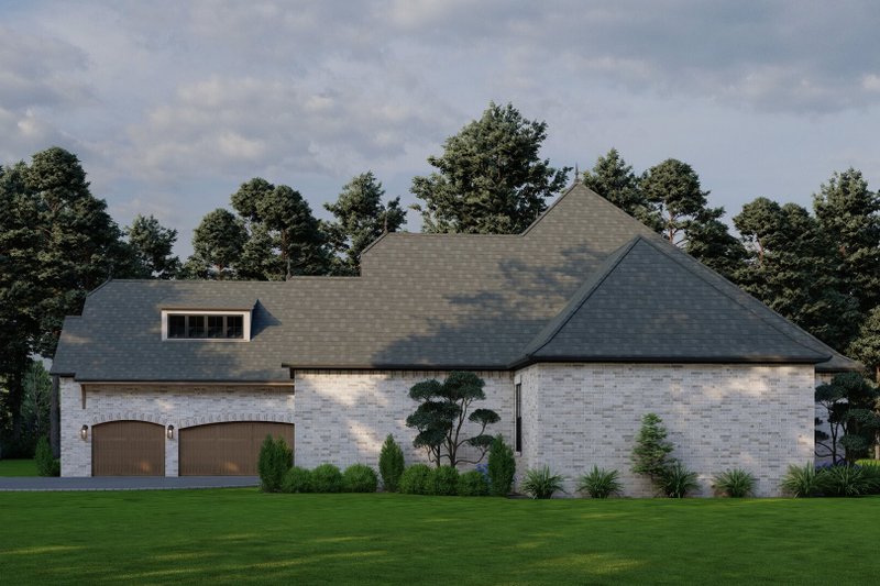 Dream House Plan - Exterior - Other Elevation 1 for European House Plan #17-3414 - 4 bed, 3.5 bath
