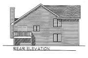 Traditional Style House Plan - 2 Beds 1 Baths 1337 Sq/Ft Plan #70-109 