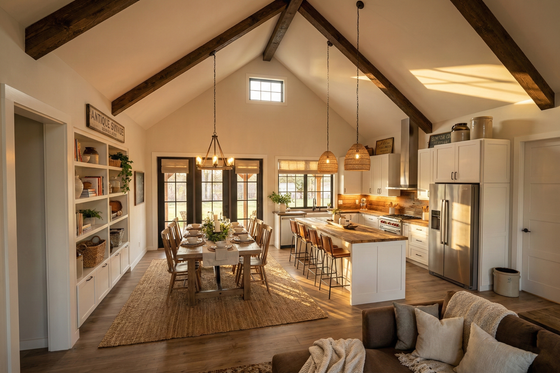 Interior - Kitchen for Barndominium House Plan #48-1212 - 4 bed, 3.5 bath