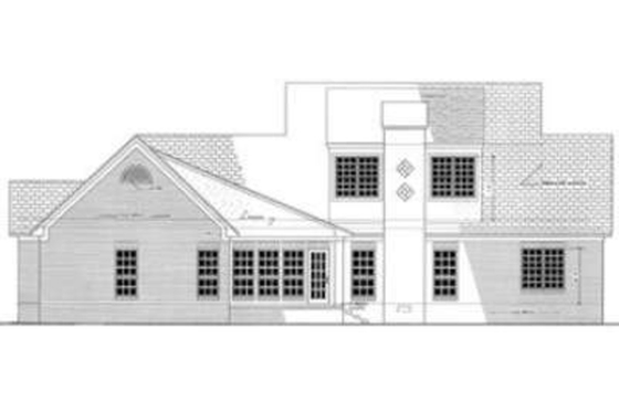 Exterior - Other Elevation for Southern House Plan #406-117 - 4 bed, 3.5 bath
