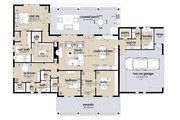 Farmhouse Style House Plan - 3 Beds 2.5 Baths 2486 Sq/Ft Plan #120-274 