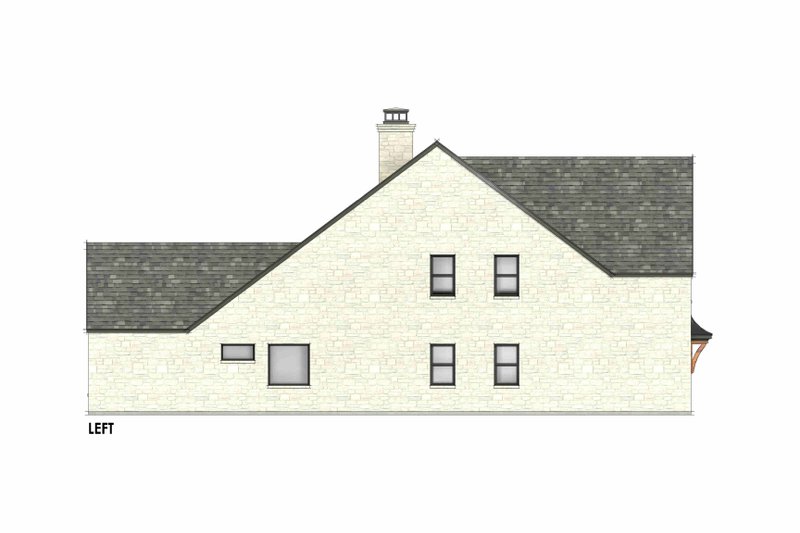 Architectural House Design - Exterior - Other Elevation for Cottage House Plan #1096-211 - 4 bed, 3.5 bath