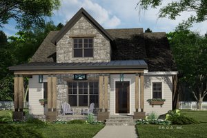 Home Plan - Exterior - Front Elevation for Traditional House Plan #51-1563 - 3 bed, 3.5 bath
