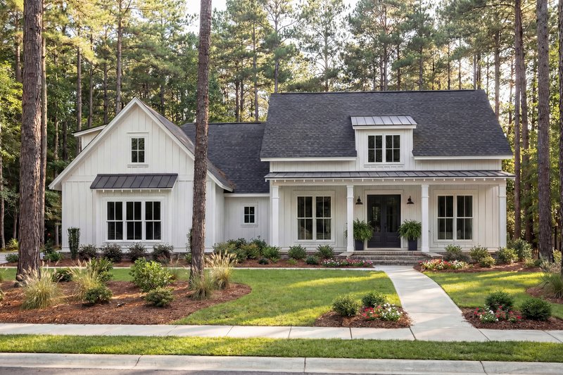 Architectural House Design - Exterior - Front Elevation 6 for Farmhouse House Plan #430-164 - 3 bed, 2 bath