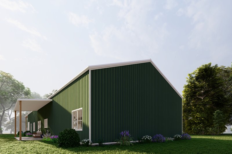 House Design - Exterior - Other Elevation 2 for Barndominium House Plan #1107-27 - 4 bed, 3.5 bath