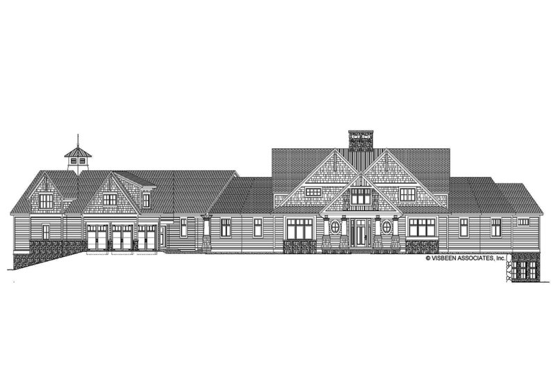 Dream House Plan - Exterior - Front Elevation 5 for Craftsman House Plan #928-292 - 5 bed, 4 bath