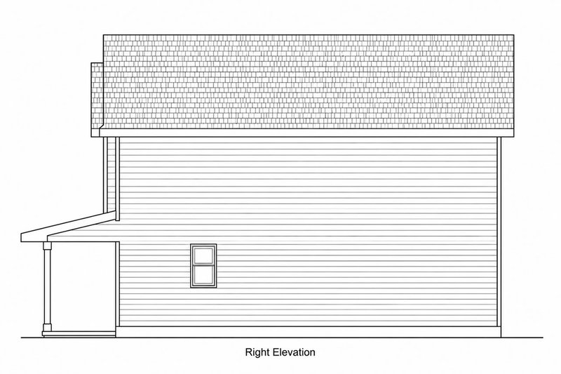 Architectural House Design - Exterior - Other Elevation 1 for Country House Plan #20-2650 - 3 bed, 3 bath