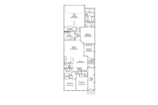 Traditional Floor Plan - Main Floor Plan #69-406