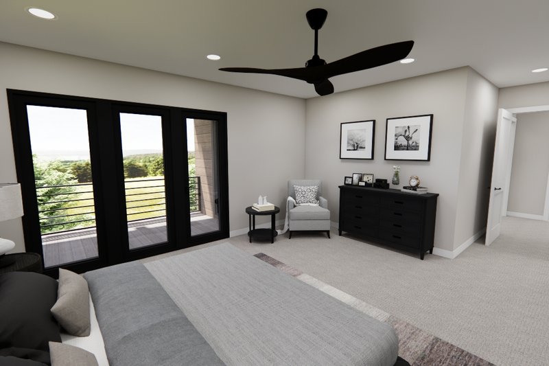 Home Plan - Interior - Master Bedroom 1 for Modern House Plan #51-1281 - 5 bed, 3.5 bath