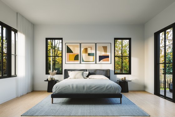 Interior - Master Bedroom for Farmhouse House Plan #23-2782 - 5 bed, 2.5 bath