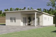 Beach Style House Plan - 3 Beds 2 Baths 935 Sq/Ft Plan #1106-66 