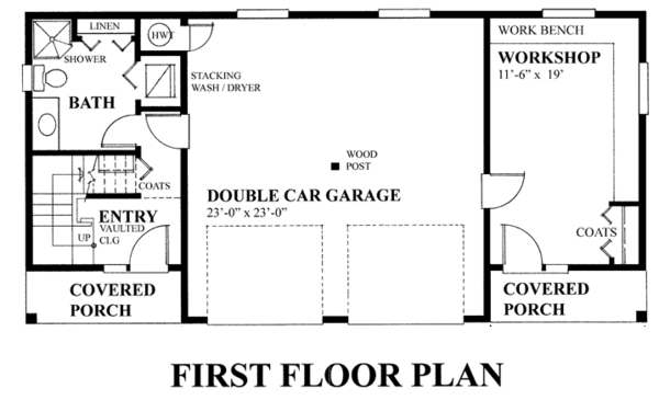 Traditional Floor Plan - Main Floor Plan #118-126