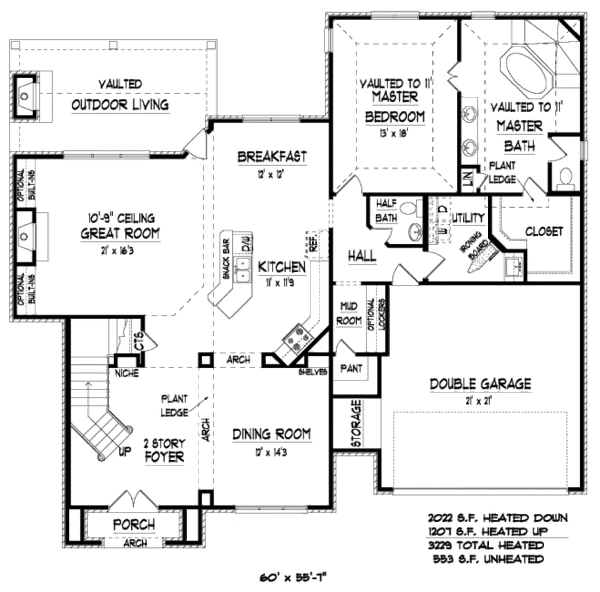 European Floor Plan - Main Floor Plan #424-231