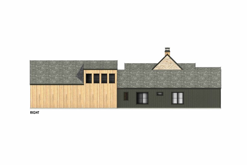 House Design - Exterior - Other Elevation 1 for Farmhouse House Plan #1096-150 - 4 bed, 3.5 bath