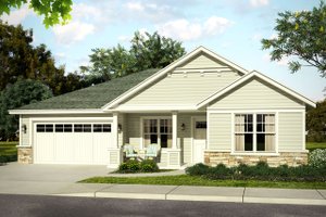 Traditional Exterior - Front Elevation Plan #124-1017