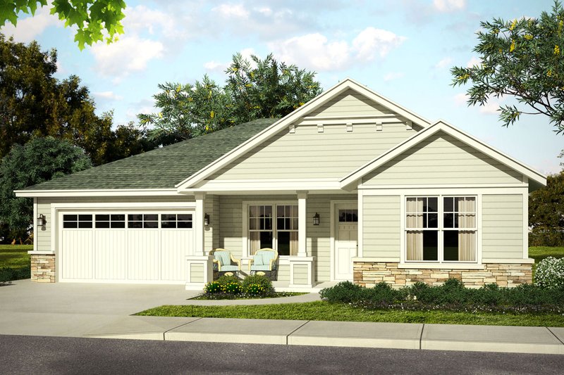 Home Plan - Traditional Exterior - Front Elevation Plan #124-1017