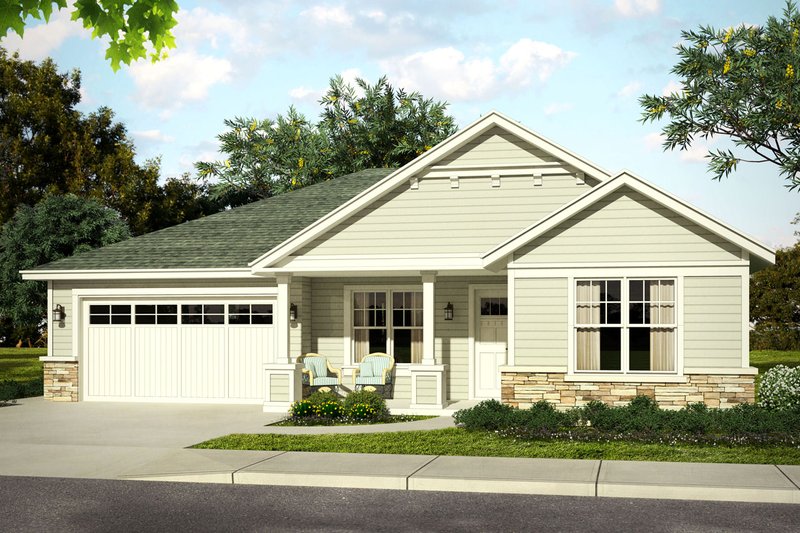 Traditional Style House Plan - 3 Beds 2 Baths 2009 Sq/Ft Plan #124-1017