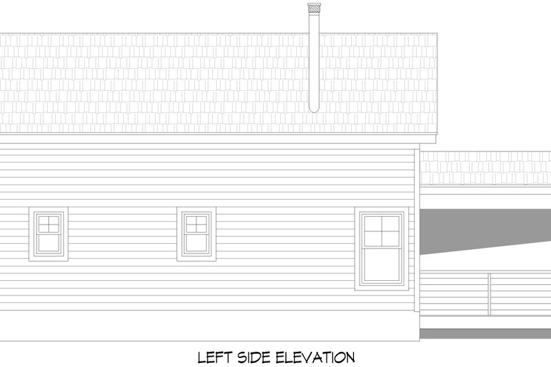 Dream House Plan - Exterior - Other Elevation for Contemporary House Plan #932-1126 - 1 bed, 1 bath
