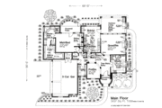 European Style House Plan - 4 Beds 3.5 Baths 3437 Sq/Ft Plan #310-644 