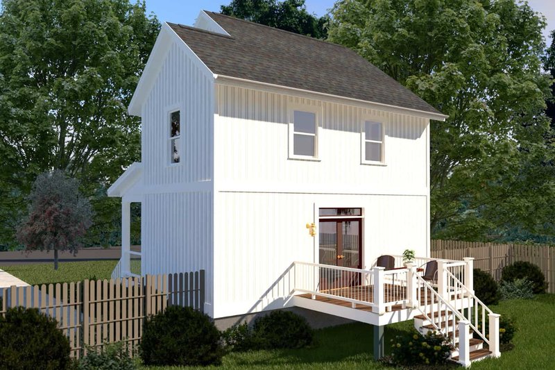 Home Plan - Exterior - Other Elevation for Farmhouse House Plan #79-373 - 2 bed, 2.5 bath