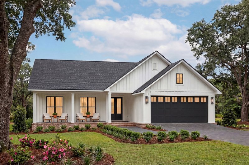House Blueprint - Exterior - Front Elevation 6 for Farmhouse House Plan #430-428 - 3 bed, 2 bath
