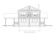 Log Style House Plan - 3 Beds 2.5 Baths 2346 Sq/Ft Plan #117-1019 Exterior 