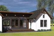 Farmhouse Style House Plan - 3 Beds 2 Baths 1430 Sq/Ft Plan #933-18 