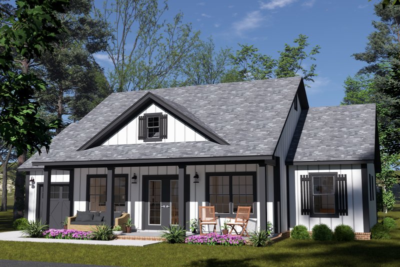 Architectural House Design - Exterior - Other Elevation for Farmhouse House Plan #513-2377 - 3 bed, 2 bath