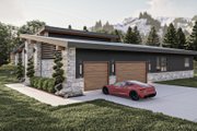 Modern Style House Plan - 2 Beds 2.5 Baths 2604 Sq/Ft Plan #455-663 Exterior 