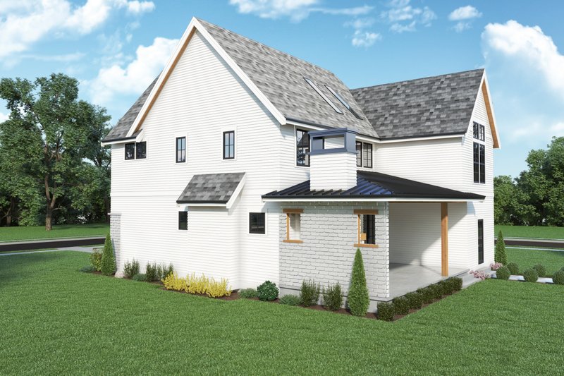 Home Plan - Exterior - Other Elevation 1 for Farmhouse House Plan #1070-137 - 3 bed, 2.5 bath