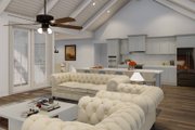 Farmhouse Style House Plan - 4 Beds 3 Baths 2330 Sq/Ft Plan #923-386 
