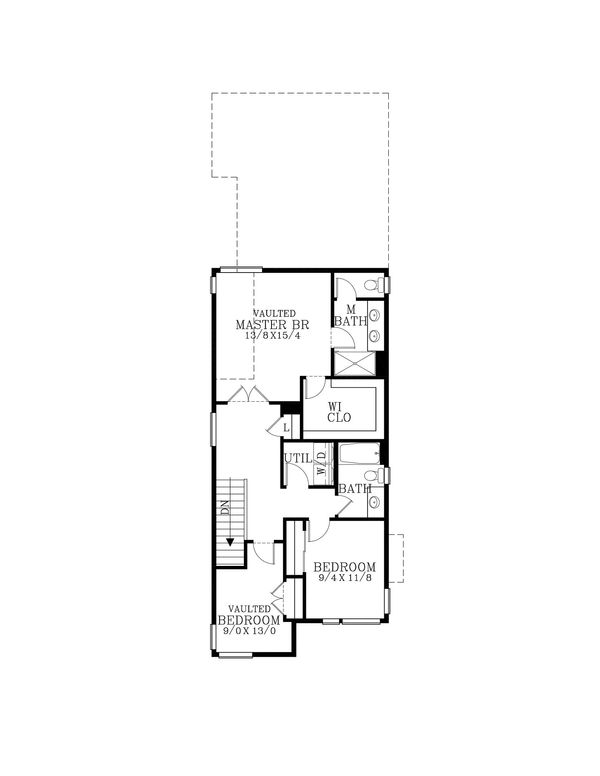 Home Plan - Contemporary Floor Plan - Upper Floor Plan #53-618
