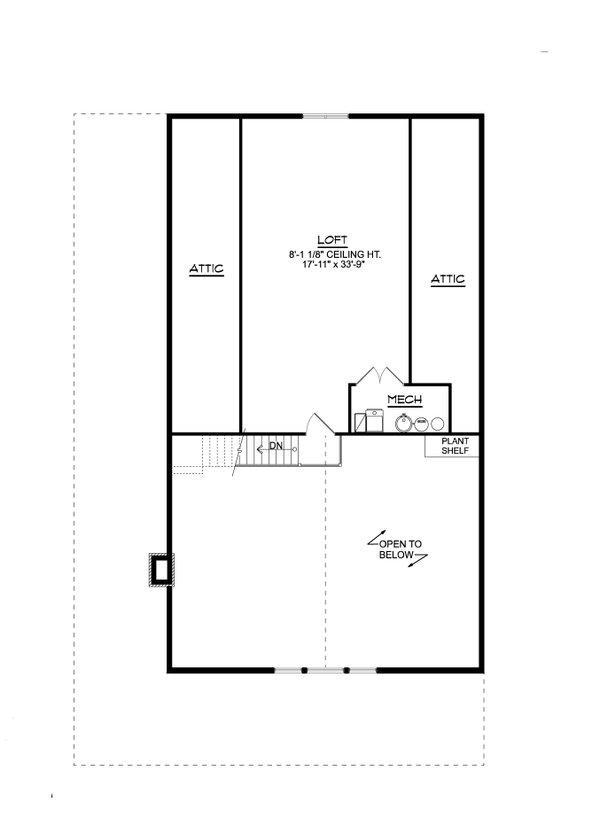 House Design - Country Floor Plan - Upper Floor Plan #1064-241