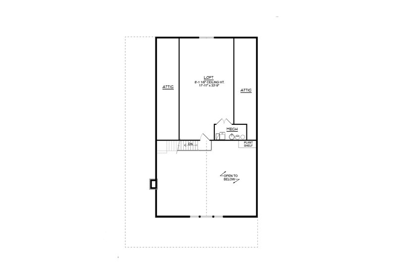 House Plan Design - Floor Plan - Upper Floor for Country House Plan #1064-241 - 3 bed, 2 bath