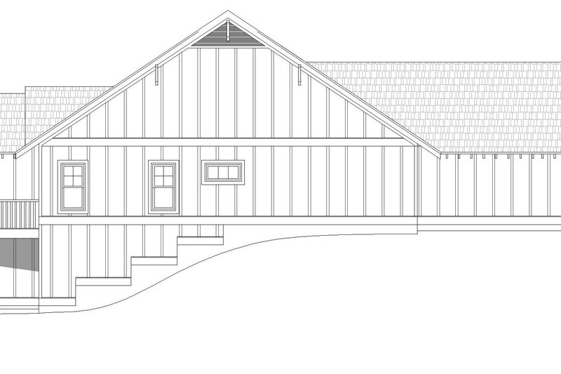 Architectural House Design - Exterior - Other Elevation 1 for Cottage House Plan #932-326 - 3 bed, 2.5 bath