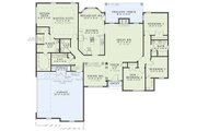 European Style House Plan - 4 Beds 2.5 Baths 2280 Sq/Ft Plan #17-2280 