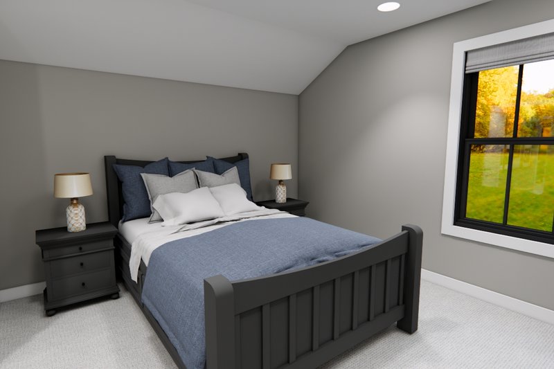 Dream House Plan - Interior - Bedroom 4 for Farmhouse House Plan #51-1366 - 4 bed, 3.5 bath